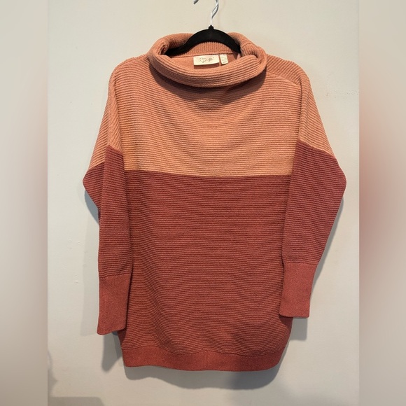 RD Style Nancy Color Block Sweater Ottoman Sangria - Picture 4 of 9
